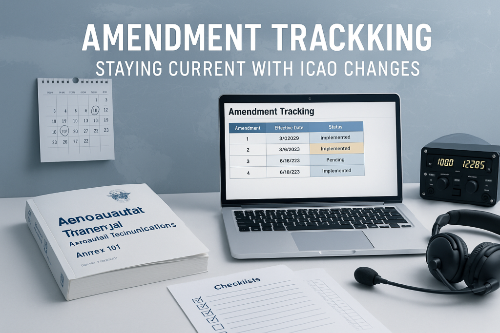 Amendment Tracking: Staying Current with ICAO Changes