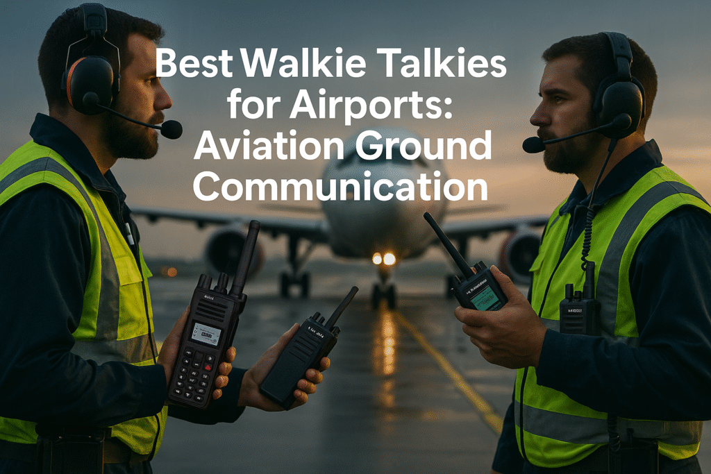 Best Walkie Talkies for Airports: Aviation Ground Communication