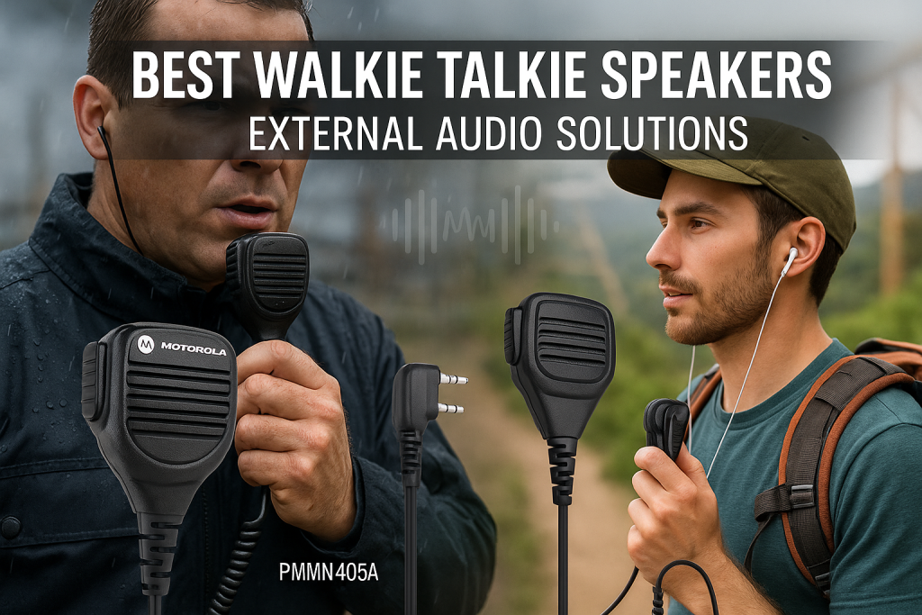Best Walkie Talkie Speakers: External Audio Solutions
