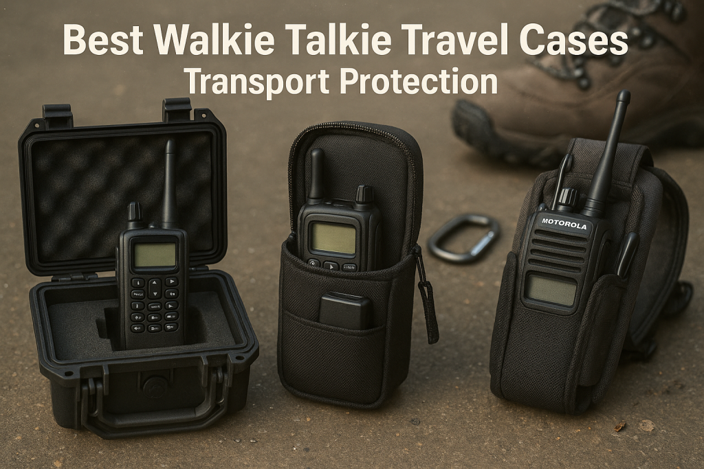 Best Walkie Talkie Travel Cases: Transport Protection