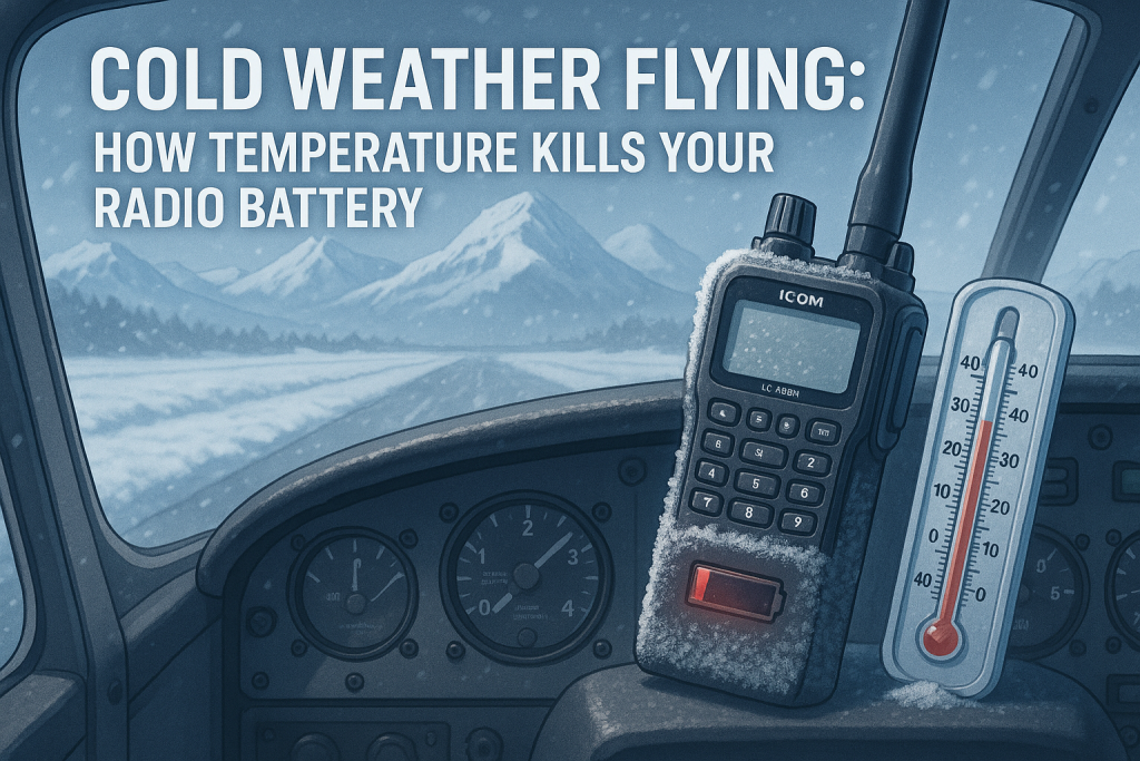 Cold Weather Flying: How Temperature Kills Your Radio Battery