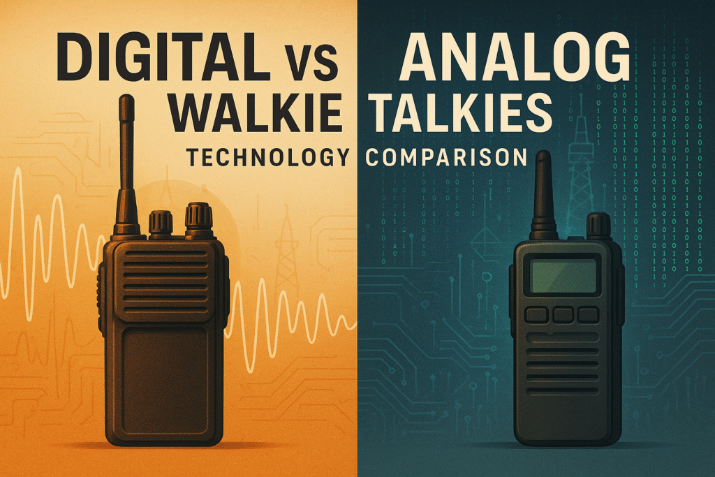Digital vs Analog Walkie Talkies: Technology Comparison