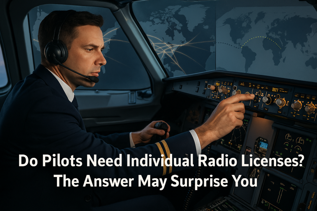 Do Pilots Need Individual Radio Licenses? The Answer May Surprise You