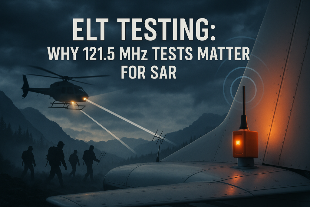 ELT Testing: Why 121.5 MHz Tests Matter for SAR