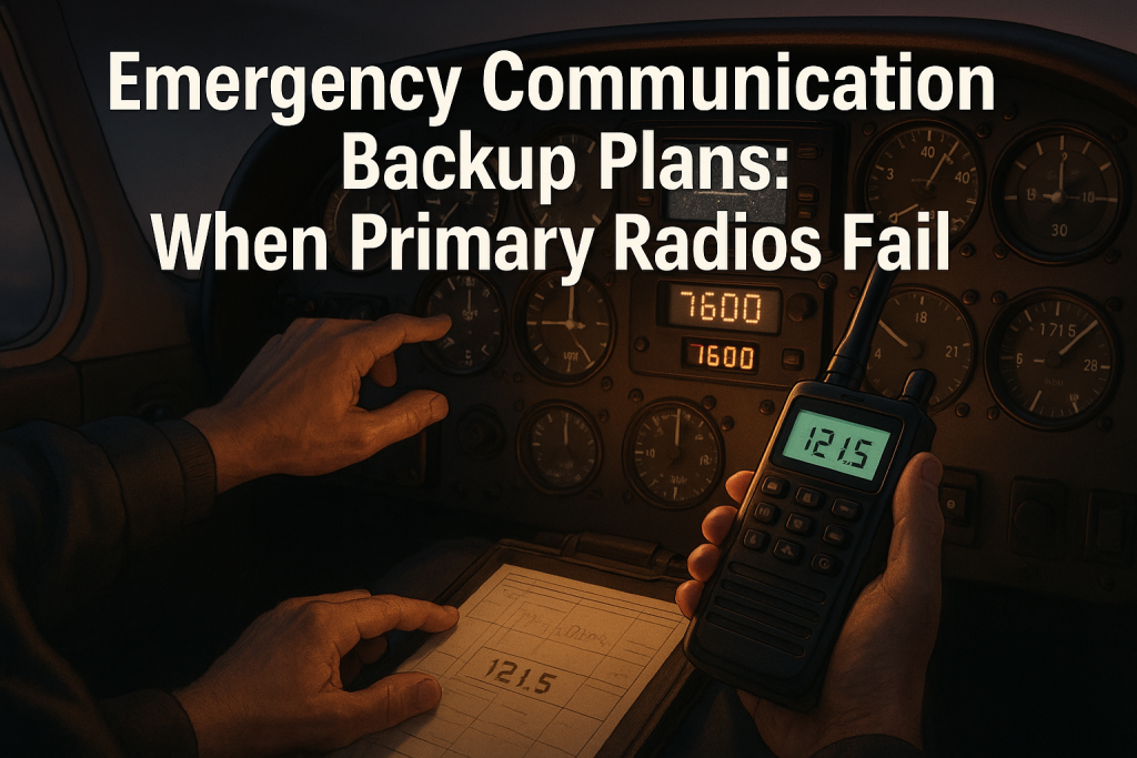 Emergency Communication Backup Plans: When Primary Radios Fail