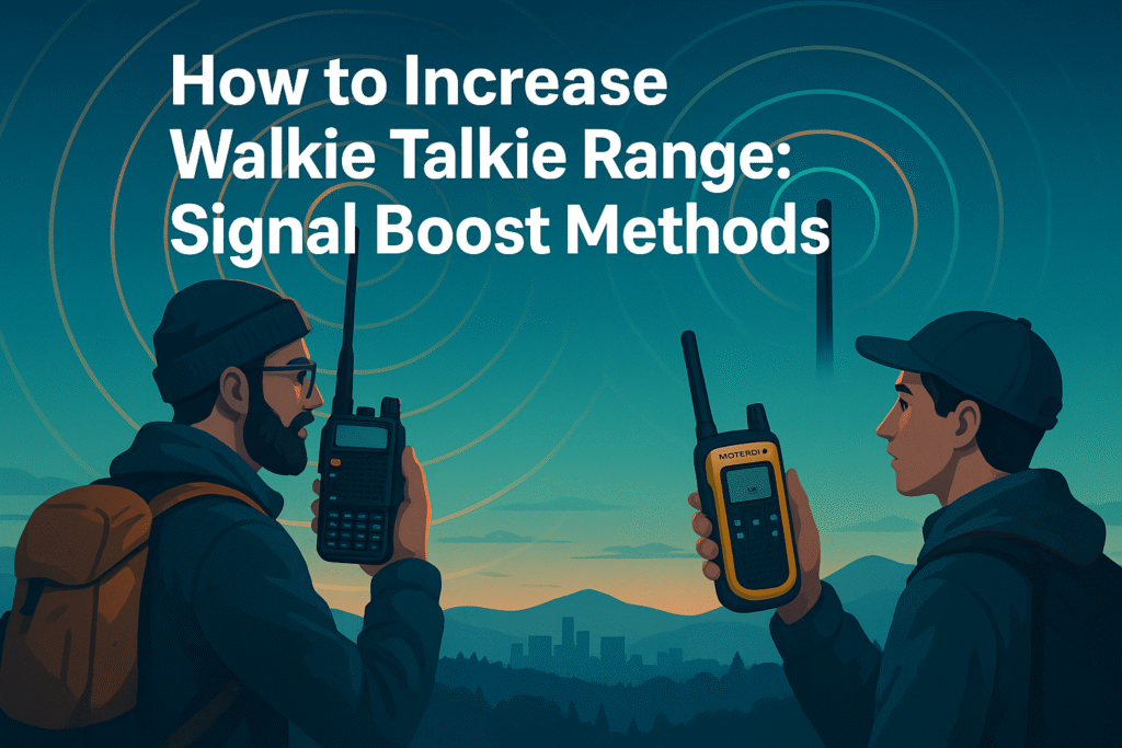 How to Increase Walkie Talkie Range: Signal Boost Methods