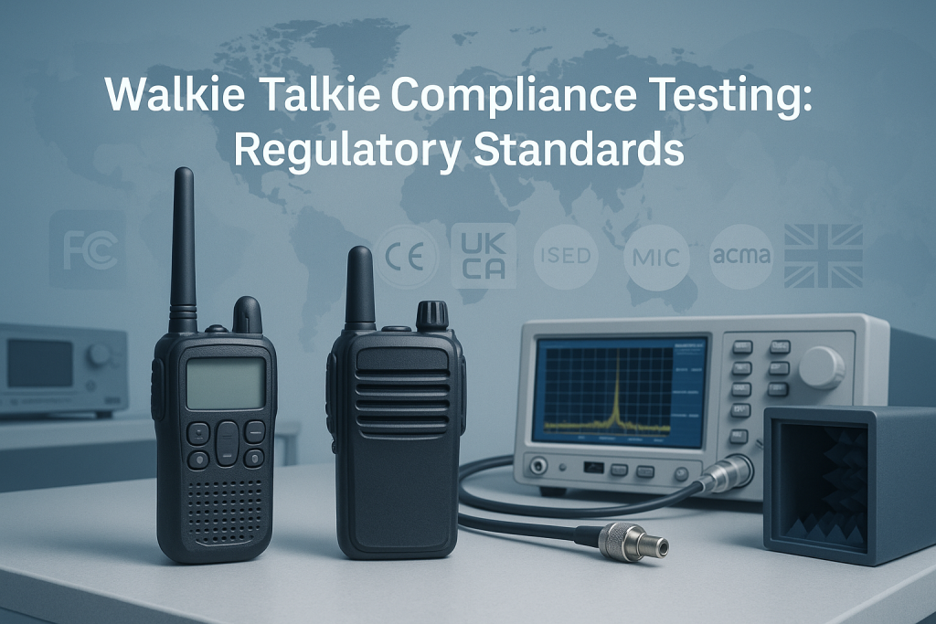 Walkie Talkie Compliance Testing: Regulatory Standards