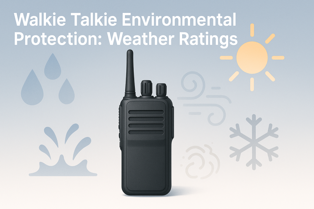 Walkie Talkie Environmental Protection: Weather Ratings