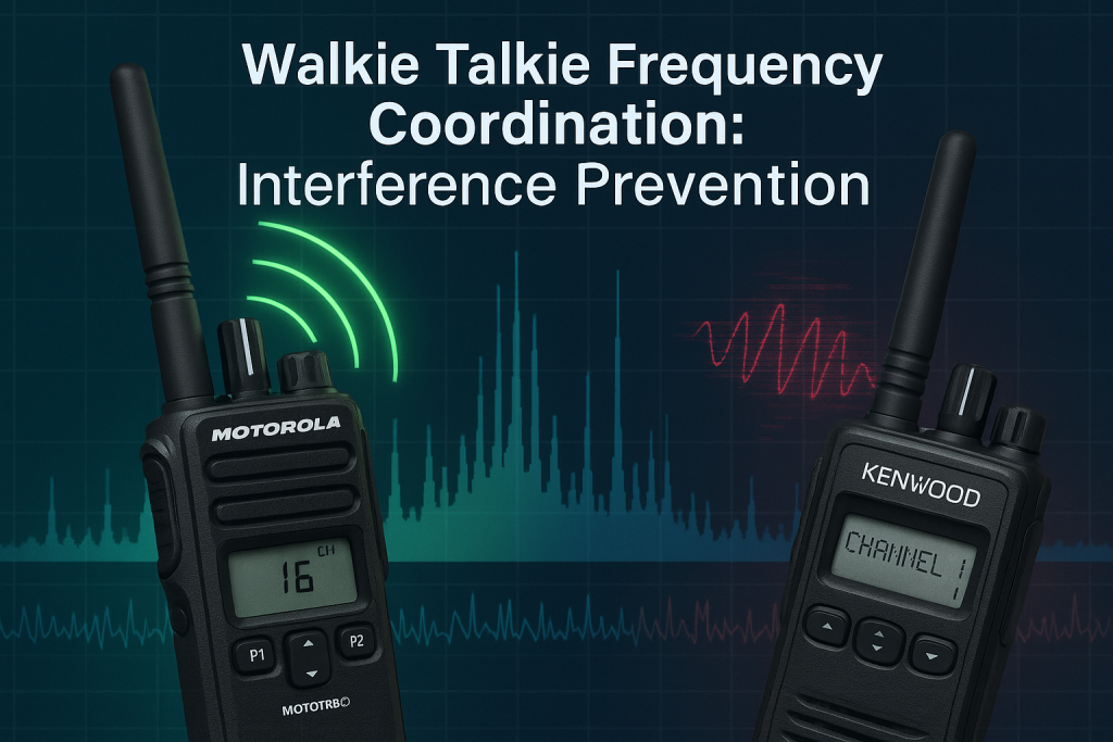 Walkie Talkie Frequency Coordination: Interference Prevention