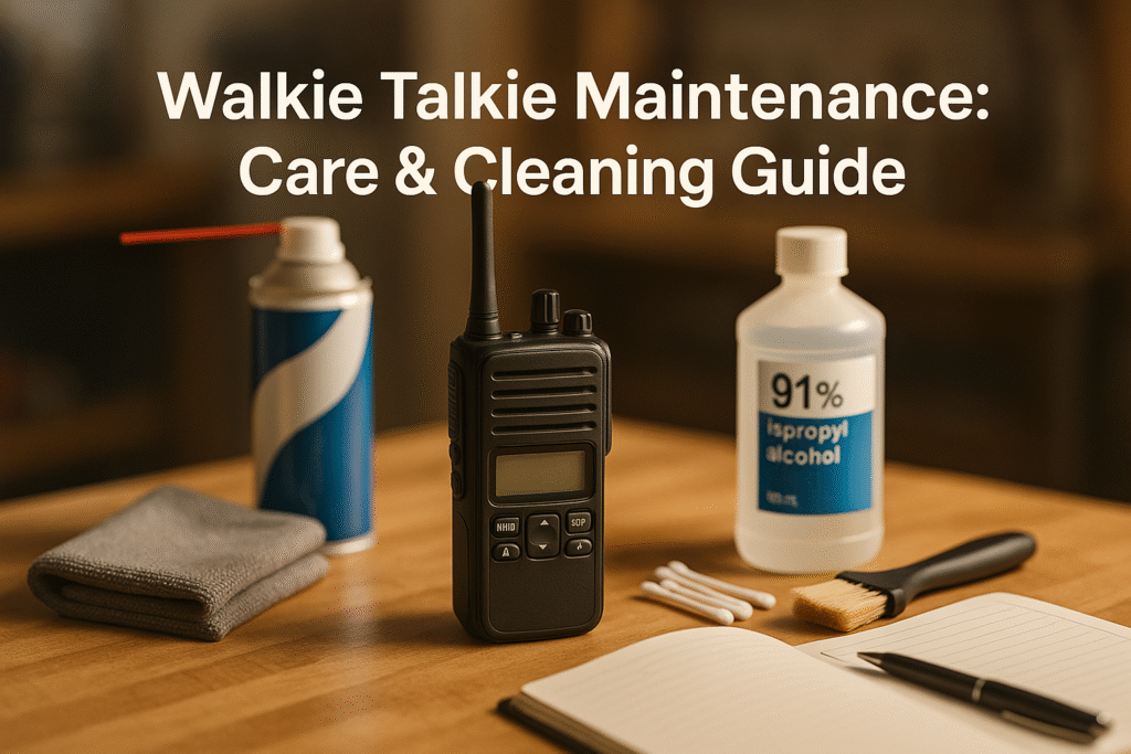 Walkie Talkie Maintenance: Care & Cleaning Guide