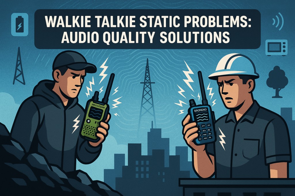 Walkie Talkie Static Problems: Audio Quality Solutions