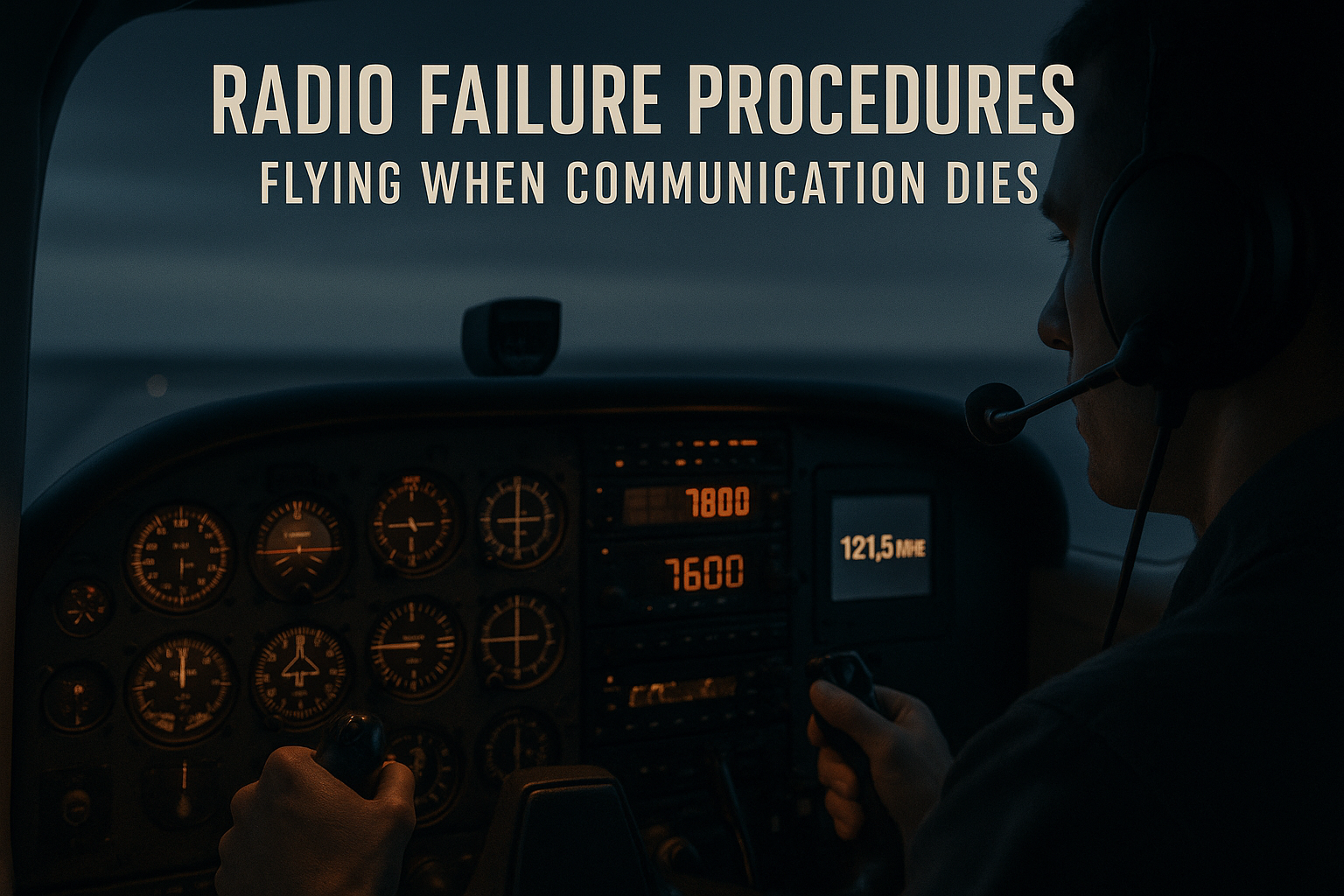 Radio Failure Procedures: Flying When Communication Dies
