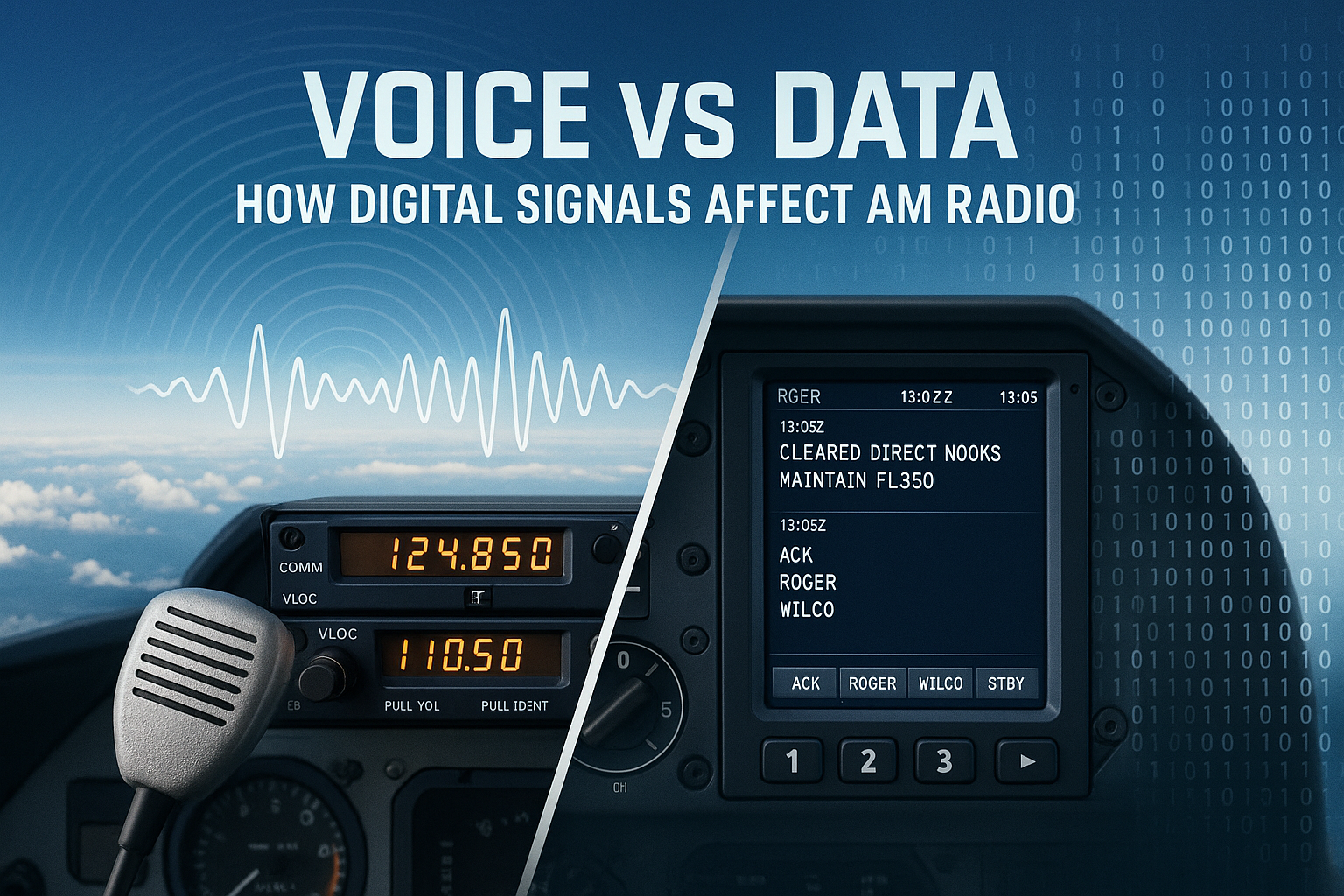 Voice/data Rough In Voice vs Data: How Digital Signals Affect AM Radio Clarity