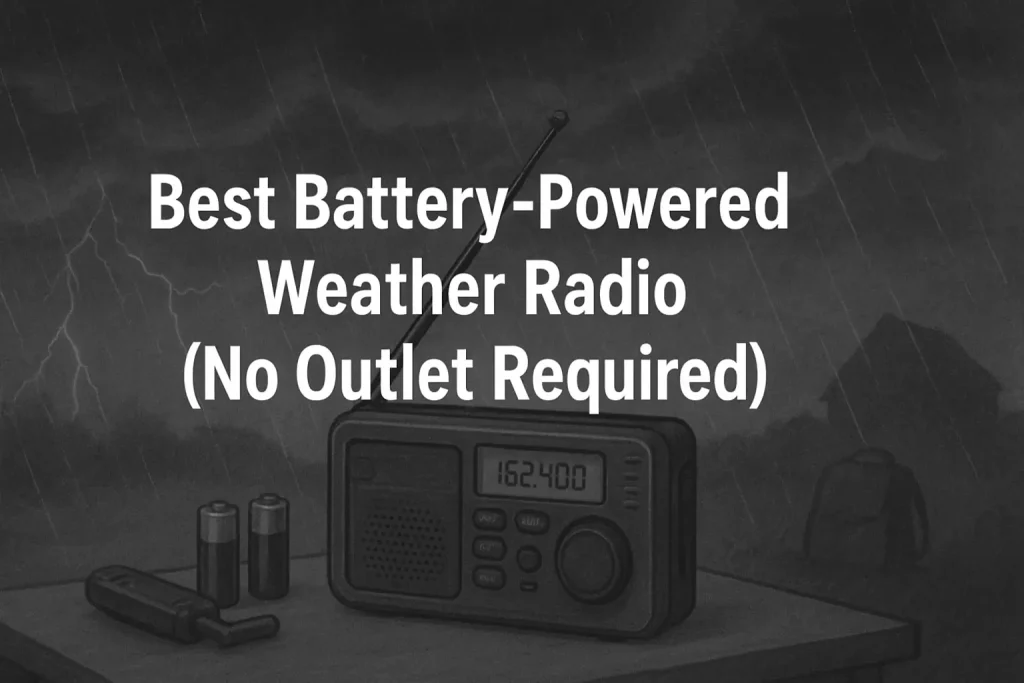 Best Battery-Powered Weather Radio (No Outlet Required)