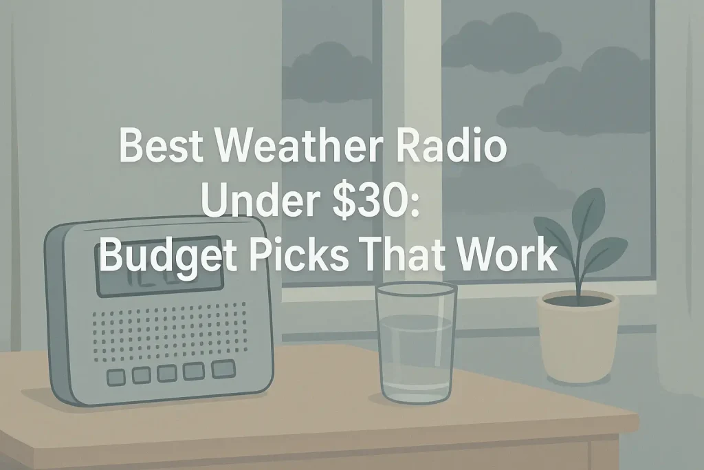 Best Weather Radio Under $30: Budget Picks That Work
