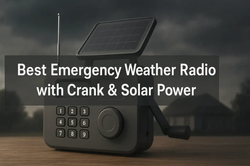 Best Emergency Weather Radio with Crank & Solar Power