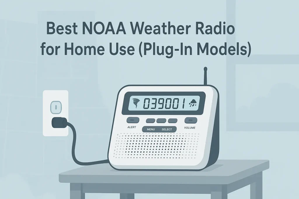 Best NOAA Weather Radio for Home Use (Plug-In Models)
