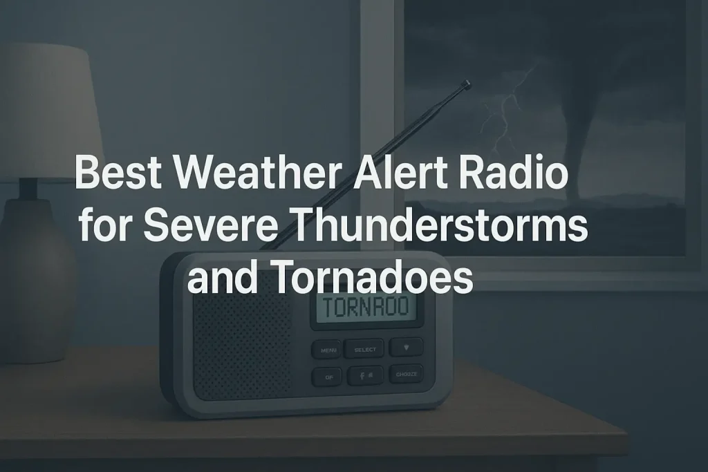 Best Weather Alert Radio for Severe Thunderstorms and Tornadoes
