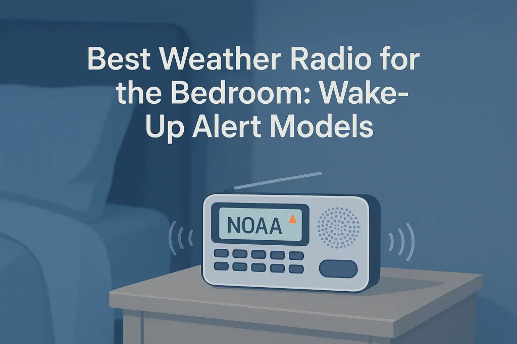 Best Weather Radio for the Bedroom: Wake-Up Alert Models