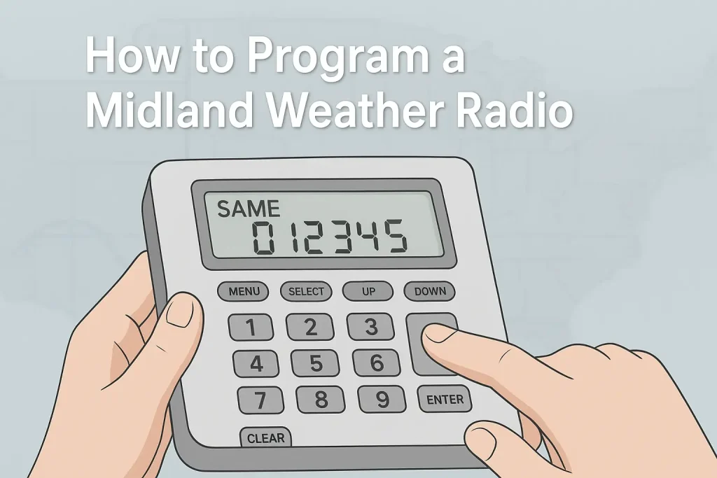 How to Program a Midland Weather Radio (Step-by-Step)