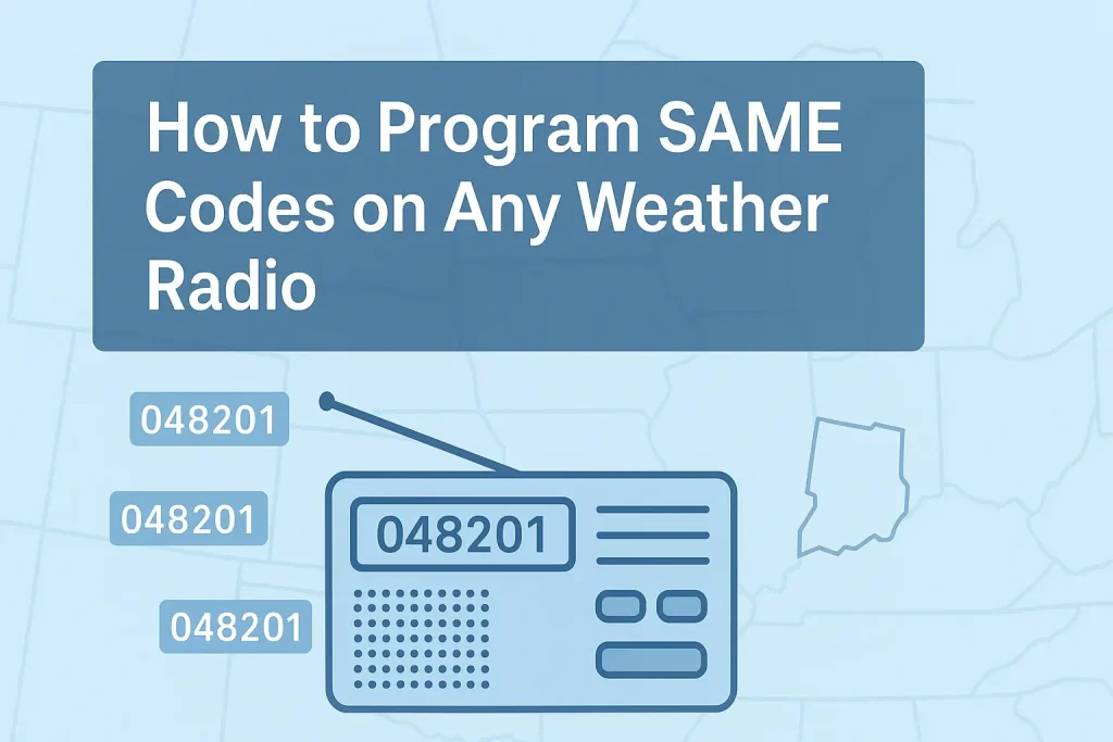 How to Program SAME Codes on Any Weather Radio