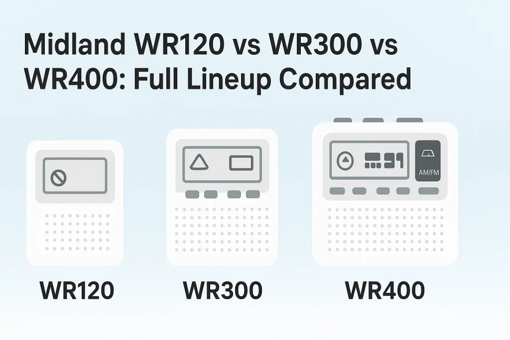 Midland WR120 vs WR300 vs WR400: Full Lineup Compared