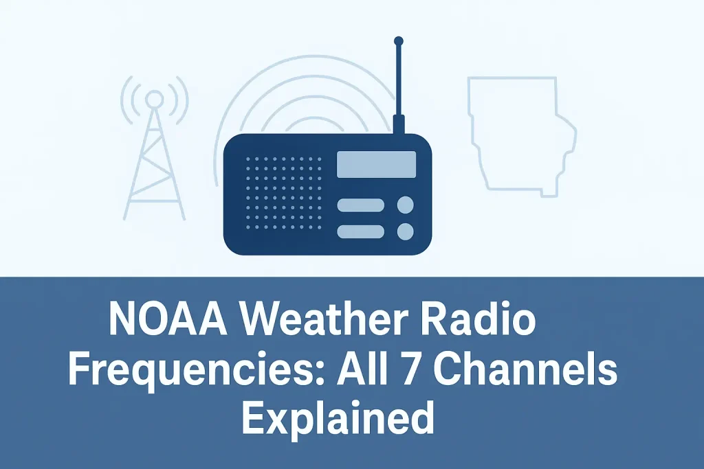 NOAA Weather Radio Frequencies: All 7 Channels Explained