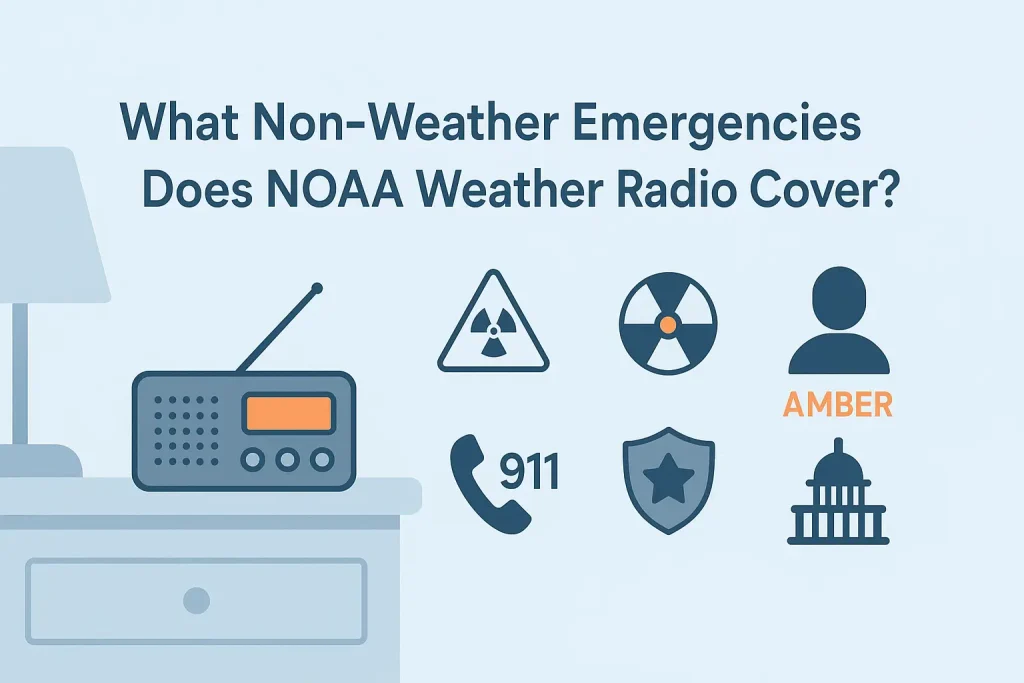 What Non-Weather Emergencies Does NOAA Weather Radio Cover?