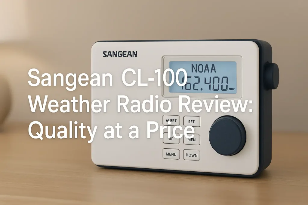Sangean CL-100 Weather Radio Review: Quality at a Price