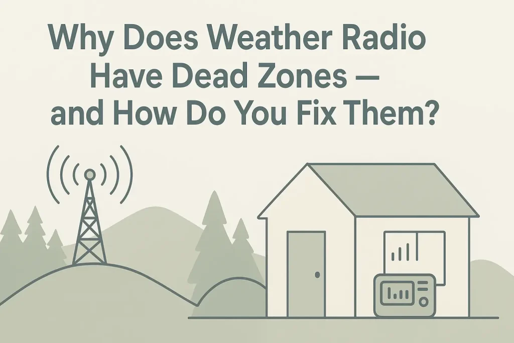 Why Does Weather Radio Have Dead Zones — and How Do You Fix Them?