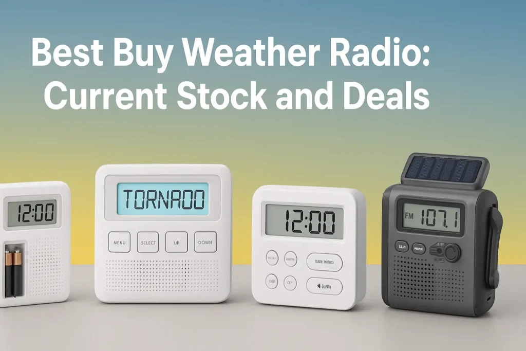 Best Buy Weather Radio: Current Stock and Deals