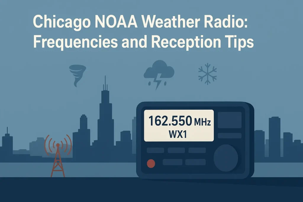 Chicago NOAA Weather Radio: Frequencies and Reception Tips
