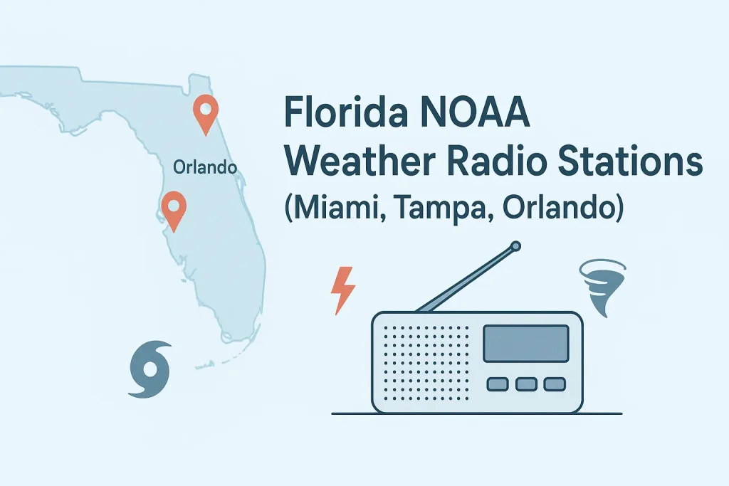 Florida NOAA Weather Radio Stations (Miami, Tampa, Orlando)
