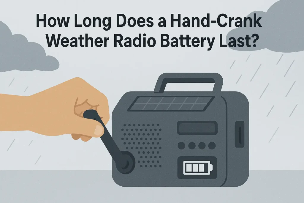 How Long Does a Hand-Crank Weather Radio Battery Last?