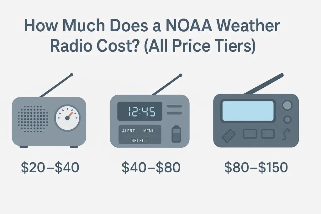 How Much Does a NOAA Weather Radio Cost? (All Price Tiers)