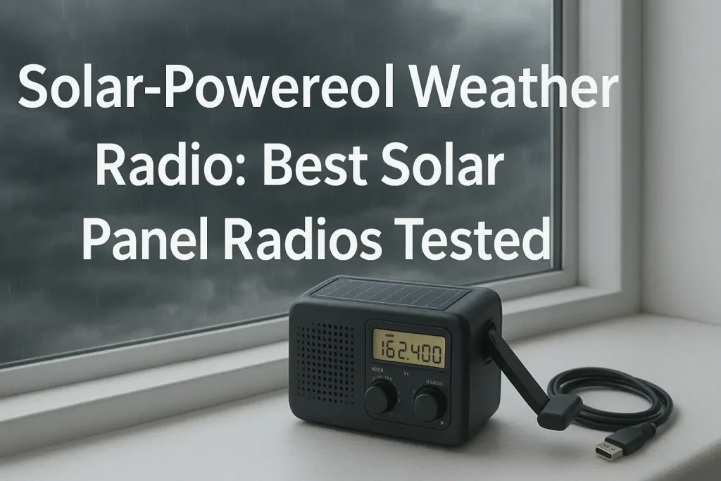 Solar-Powered Weather Radio: Best Solar Panel Radios Tested
