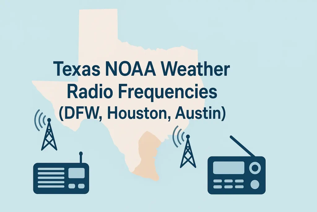 Texas NOAA Weather Radio Frequencies (DFW, Houston, Austin)