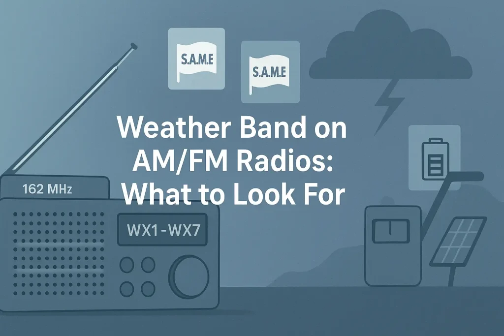 Weather Band on AM/FM Radios: What to Look For