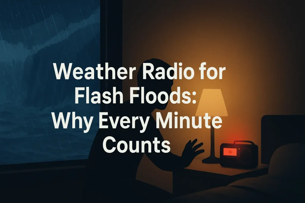 Weather Radio for Flash Floods: Why Every Minute Counts