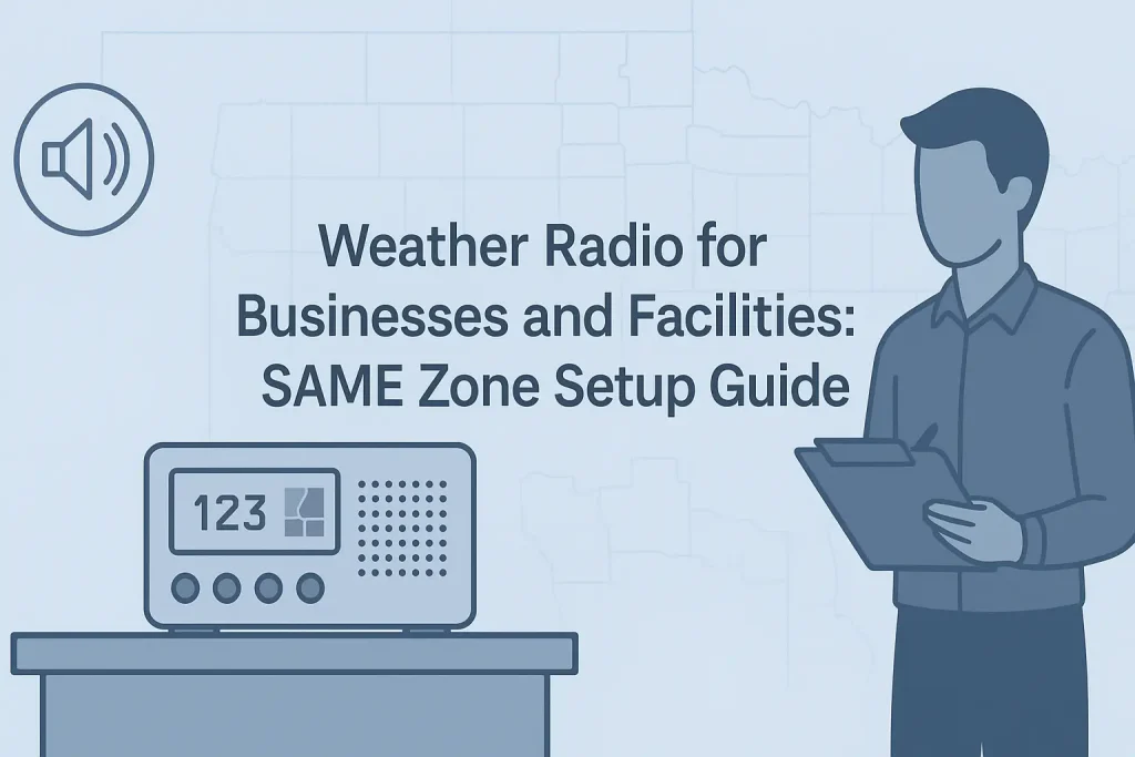 Weather Radio for Businesses and Facilities: SAME Zone Setup Guide