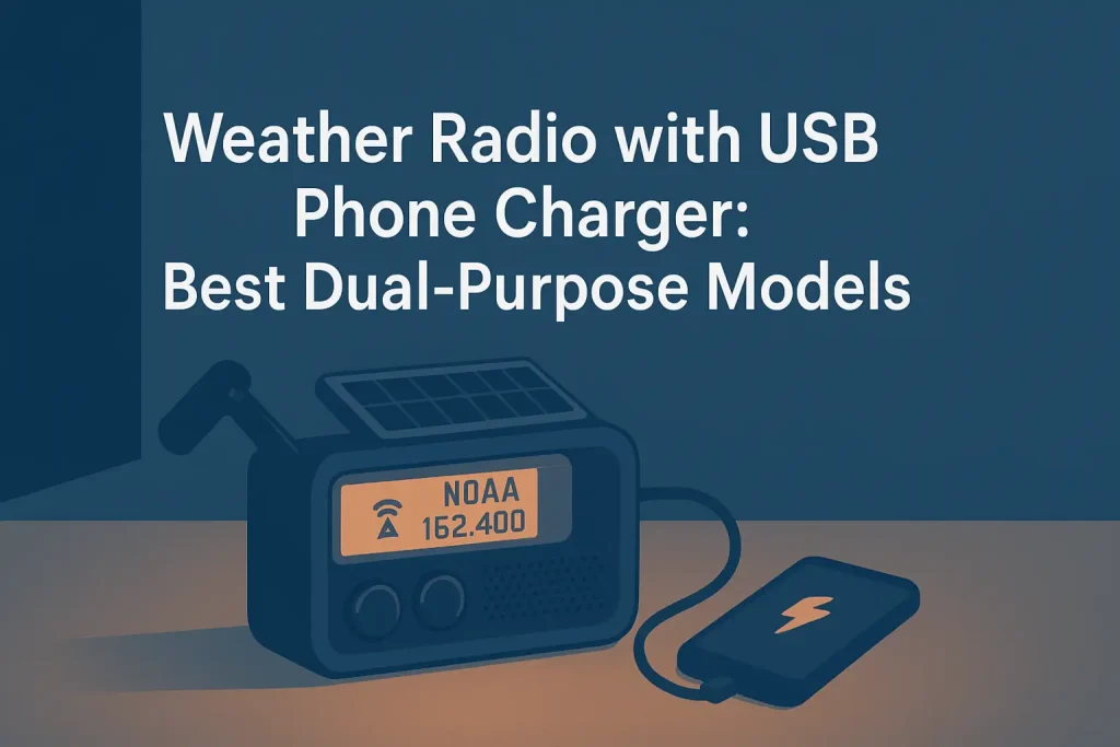 Weather Radio with USB Phone Charger: Best Dual-Purpose Models