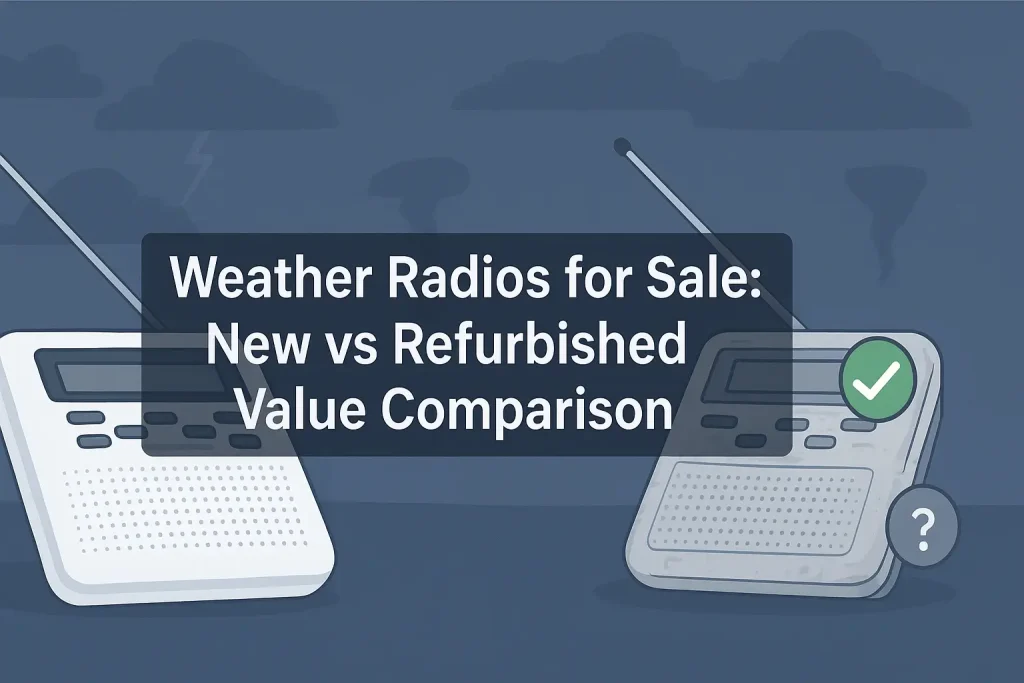Weather Radios for Sale: New vs Refurbished Value Comparison