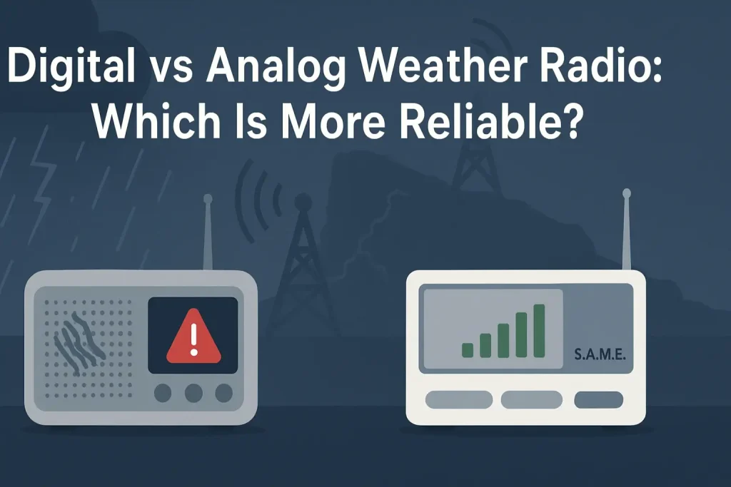 Digital vs Analog Weather Radio: Which Is More Reliable?