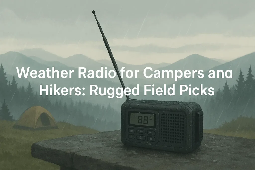 Weather Radio for Campers and Hikers: Rugged Field Picks