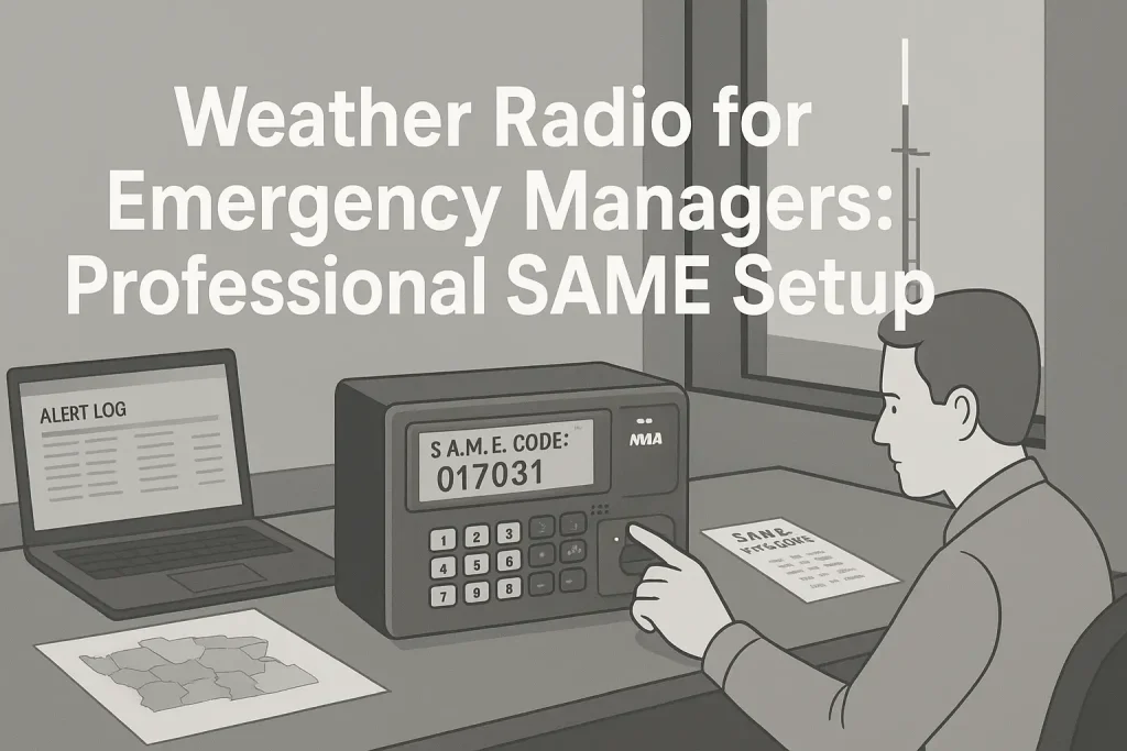 Weather Radio for Emergency Managers: Professional SAME Setup