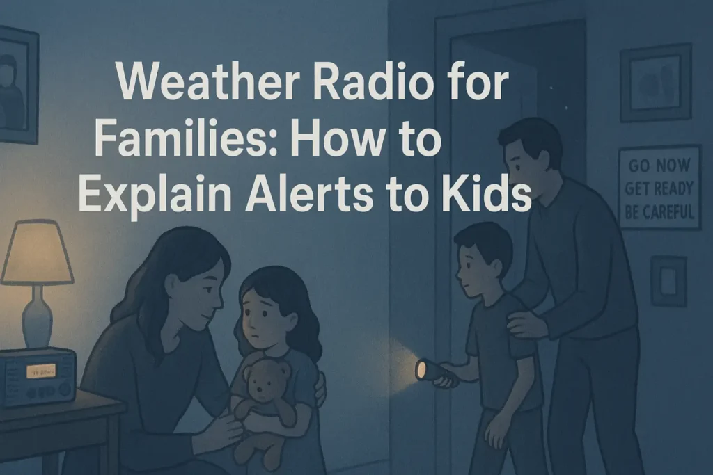 Weather Radio for Families: How to Explain Alerts to Kids