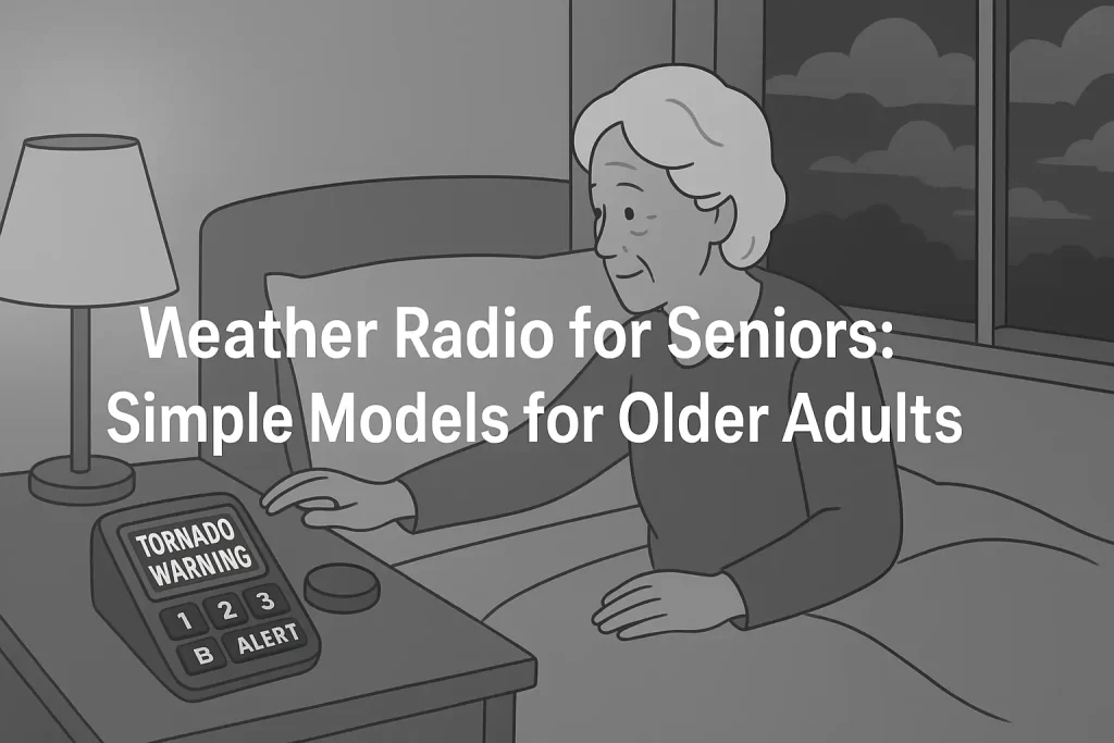 Weather Radio for Seniors: Simple Models for Older Adults