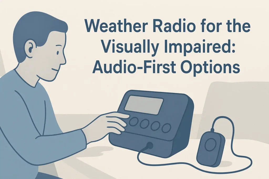 Weather Radio for the Visually Impaired: Audio-First Options
